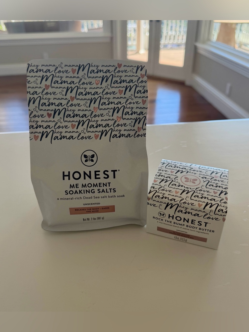 The Honest Company Honest Me Moment Soaking Salts & Rock the Bump Butter NIB